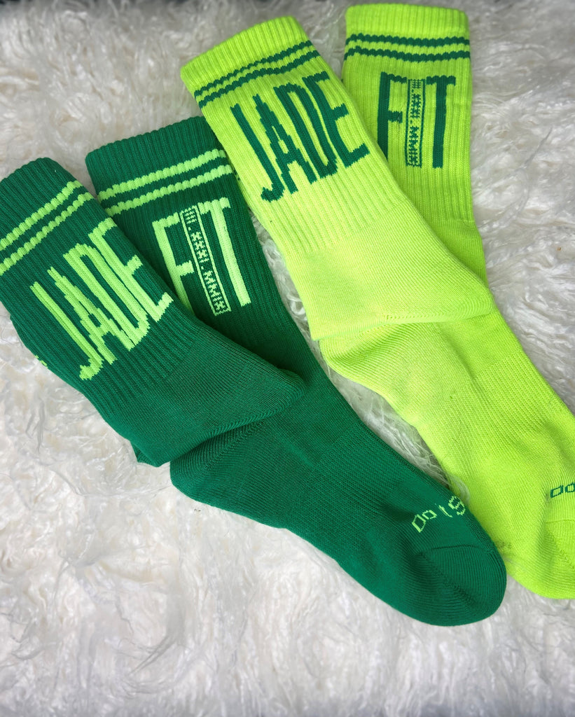 JADEFIT Do It Scared Socks